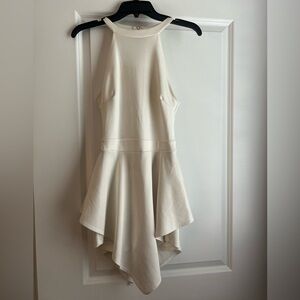 Love Culture Elegant Ivory High Low Dress